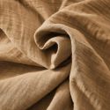 OUREA - Nappe Ronde Ø180cm Gaze de Coton Camel