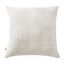 JOEL - Taie d'Oreiller 60x60cm Gaze de Coton Vichy Coloris Pampa