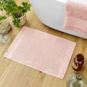 EMMA - Tapis de Bain 50x70cm en Coton Bio Coloris Rose Poudré