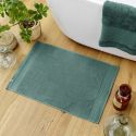 EMMA - Tapis de Bain 50x70cm en Coton Bio Coloris Emeraude