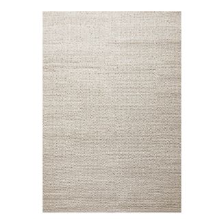 MUNDY - Tapis Laine et Coton Tissé à la Main 160x230 cm Greige