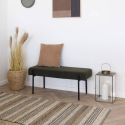 GUISPO - Tapis de couloir Jute et Laine Tissé à la Main 80x180 cm Beige et Marron