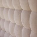 IMPERIALE - Tête de lit Capitonnée 90x105 Tissu qualité supérieure Beige