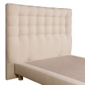 IMPERIALE - Tête de lit Capitonnée 90x105 Tissu qualité supérieure Beige