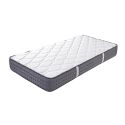 ZENITH - Ensemble Matelas Mousse Ep.20cm + Sommier Tapissier Blanc 90x190 cm