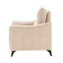 BURGOS - Fauteuil Electrique Tissu Waterproof Beige