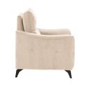 BURGOS - Fauteuil Electrique Tissu Waterproof Beige