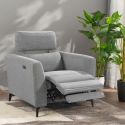 MUMBAI - Fauteuil Relax Electrique Gris Foncé