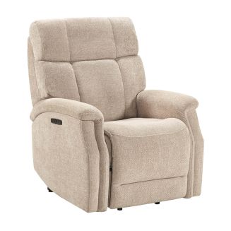 LINARES - Fauteuil Relax Releveur Electrique Tissu Crème