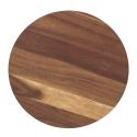 LYLIAN - Table d'appoint en MDF Aspect Noyer