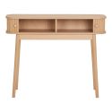 ERIKA - Console 2 portes coulissantes en MDF et Pin Naturel