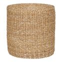 RIVALIA - Pouf en jonc de mer naturel tressé Ø40cm