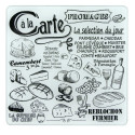 Set Planche à Fromage + 3 Ustensiles Aimantés avec Support Bois