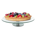 Plateau Tournant en Verre Ø30cm sur Pied