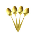 Ménagère 16 Pièces en Acier Inoxydable Doré