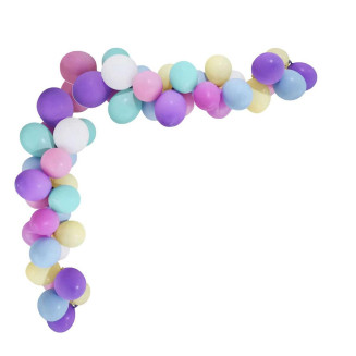 Arche de 20 Ballons Coloris Pastel