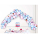 Arche de 125 Ballons Nuances de Rose et Bleu