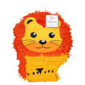 Pinata Forme Lion à Garnir H39cm