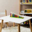 Boulier Mathématiques Montessori en Bois Multicolore