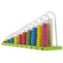 Boulier Mathématiques Montessori en Bois Multicolore