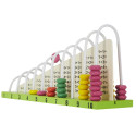 Boulier Mathématiques Montessori en Bois Multicolore