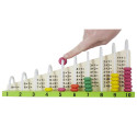 Boulier Mathématiques Montessori en Bois Multicolore