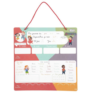 Jeu Montessori Emploi du temps de la Journée
