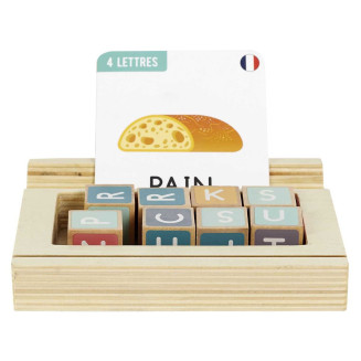 Jeu de Vocabulaire Montessori Français et Anglais