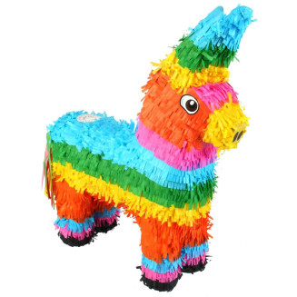 Pinata Forme Lama Multicolore à Garnir H54cm