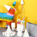 Pinata Forme Lama Multicolore à Garnir H54cm