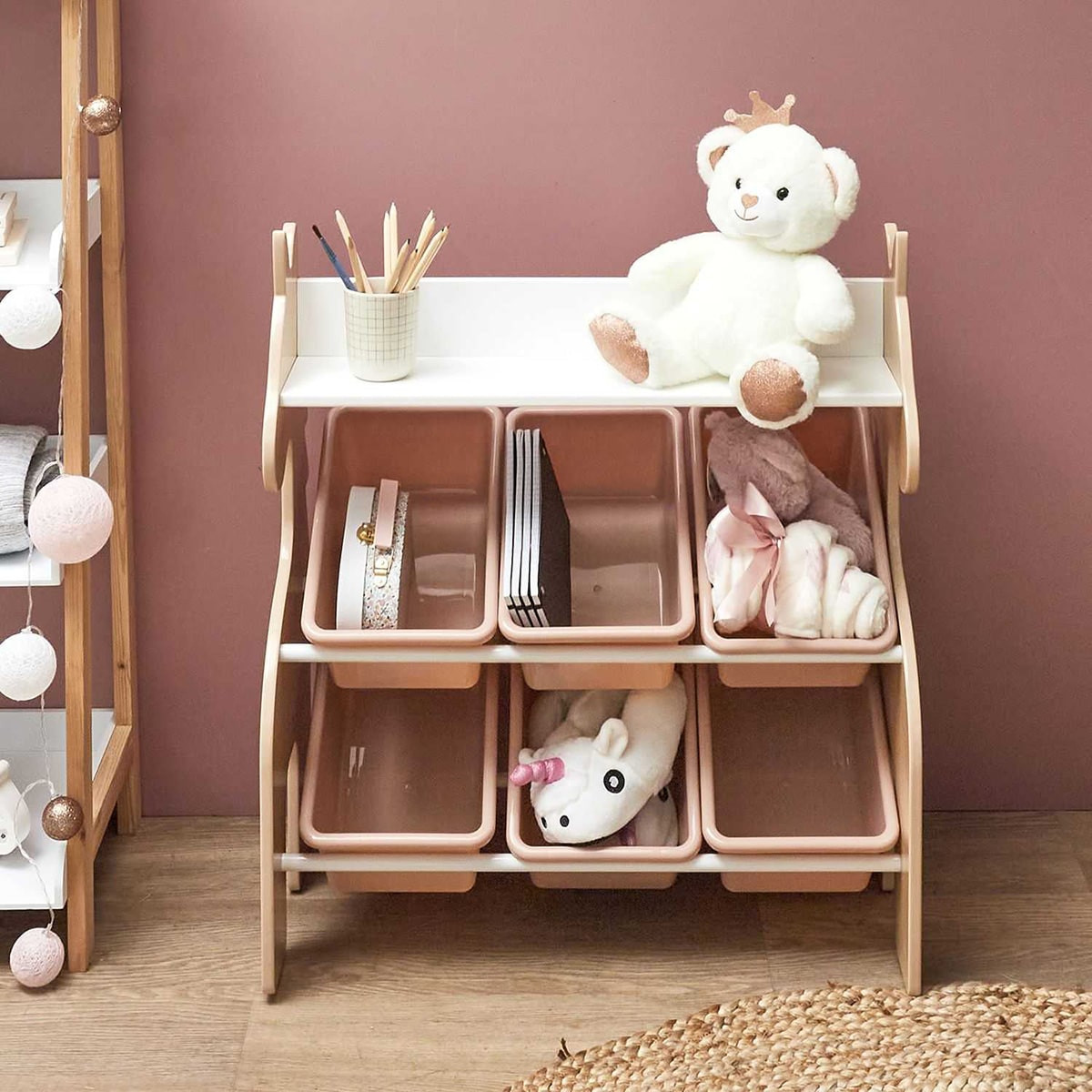 Meuble de rangement - Meuble 6 bacs - Mobilier scolaire Meuble de rangement - Meuble 6 bacs - Mobilier scolaire