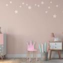 Chaise Enfant Rose, Piètement Nois naturel et Dossier Forme Couronne