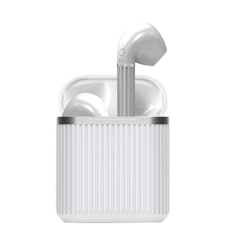 Ecouteurs Bluetooth Sans Fil Stéréo Blancs Ecouteurs Bluetooth Sans Fil Stéréo Blancs