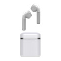 Ecouteurs Bluetooth Sans Fil Stéréo Blancs Charge Induction