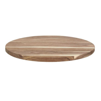 Plateau Tournant Ø35cm en Acacia Massif