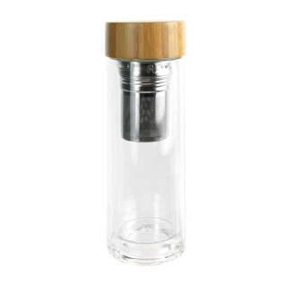 Bouteille en Verre Double Paroi 33cl avec Infuseur