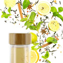 Bouteille en Verre Double Paroi 33cl avec Infuseur
