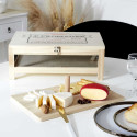 Cave à Fromage en Bois avec Plateau de service