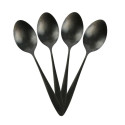 Ménagère 16 Pièces en Acier Inoxydable Noir