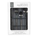 Ménagère 16 Pièces en Acier Inoxydable Noir