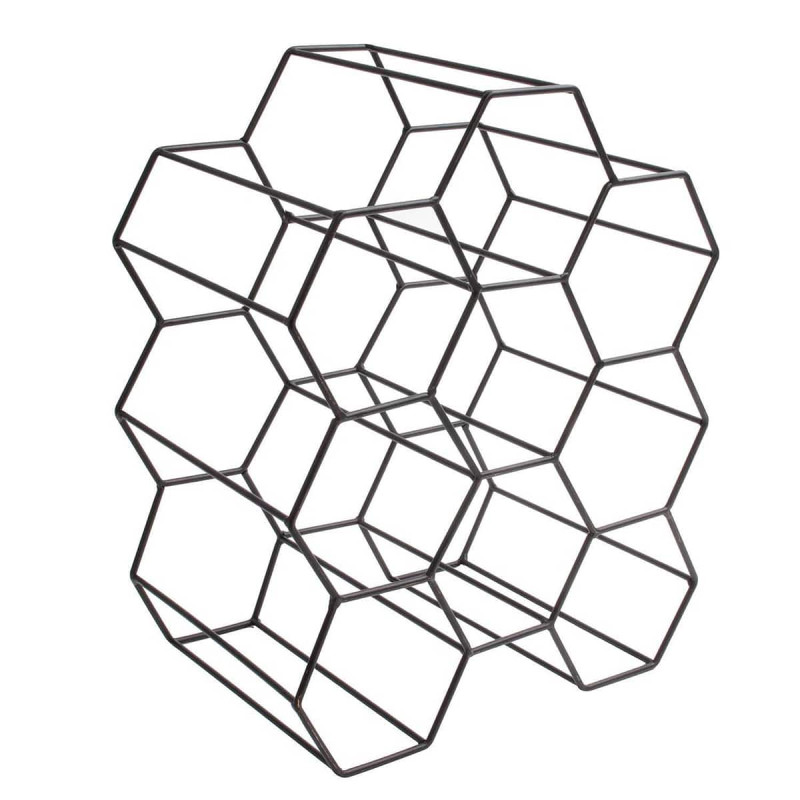 Casier à Bouteilles 9 cases Nid d'Abeille