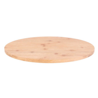 Plateau Tournant Rond Ø35cm en Bambou
