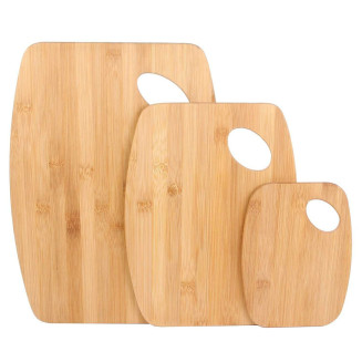 Set de 3 Planches à Découper en Bambou
