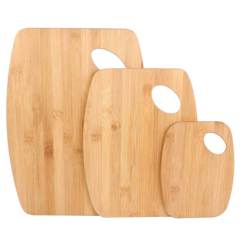 Set de 3 Planches à Découper en Bambou