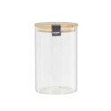 Bocal de Conservation 1L en Verre Couvercle Bambou