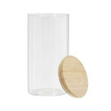 Bocal de Conservation 1,2L en Verre Couvercle Bambou
