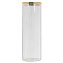 Bocal de Conservation 2L en Verre Couvercle Bambou