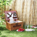 Panier de Pique-Nique Complet Pour 4 Couverts