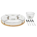 Service à Fondue à la Bougie pour 4 Personnes