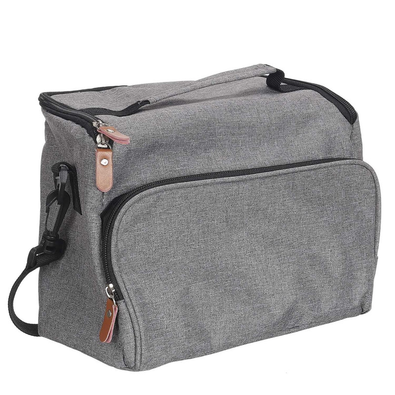 Lunch Bag Isotherme avec Pochette et Sangle de Transport Lunch Bag Isotherme avec Pochette et Sangle de Transport